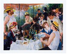 Puzzle Step 500 items: Pierre Auguste Renoir luncheon of the boating party, plastic