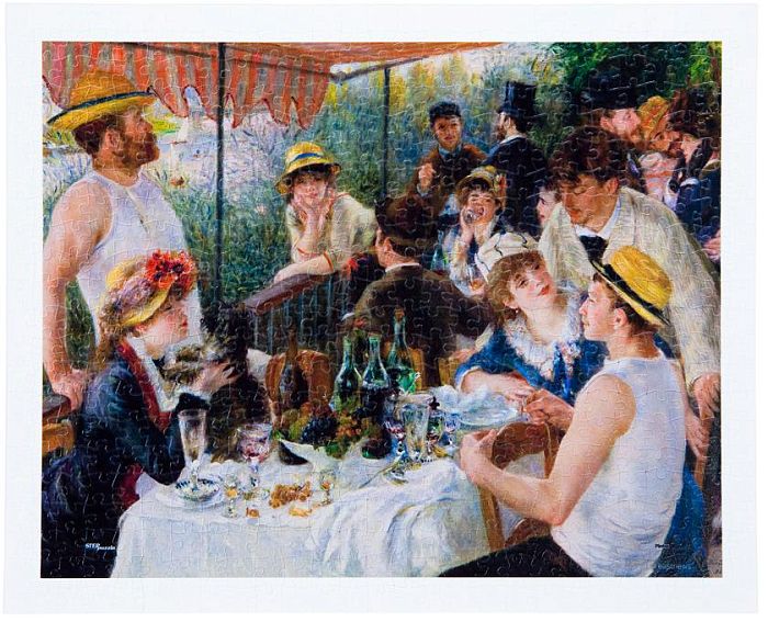 Puzzle Step 500 items: Pierre Auguste Renoir luncheon of the boating party, plastic 98013