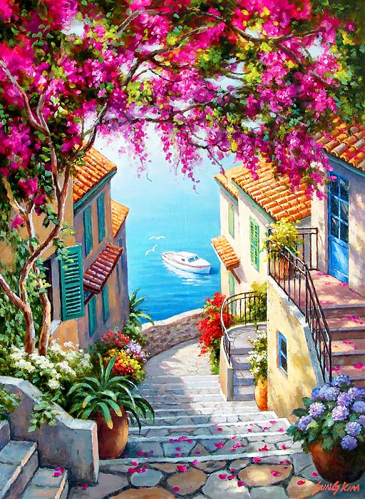 Anatolian 1000 Pieces Puzzle: Stairs to the Sea ANA.1088