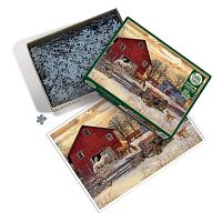 Cobble Hill 1000 Pieces Puzzle: Winter on the Farm