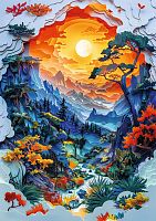 Trefl 1000-piece Puzzle: 40 years of Trefl Valley