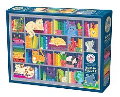 Cobble Hill Puzzle 500 pieces: Rainbow Cats