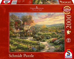 Schmidt puzzle 2000 details: Thomas kinkade. The vineyards