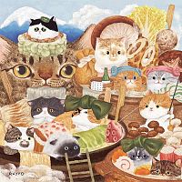 Pintoo 900-piece puzzle: Keyto. Cat Shop
