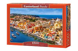 Puzzle Castorland 1500 parts: corricella Marina, Italy