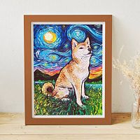 Pintoo Puzzle 1200 pieces: Aja Trier - The Night of Shiba Inu