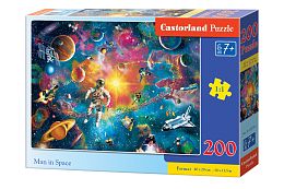 Castorland 200 Pieces Puzzle: A Man in Space