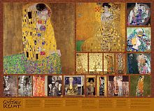 Cobble Hill 1000 Pieces Puzzle: Collage - Klimts Golden Age