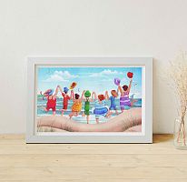 Pintoo 1000-piece puzzle: Peter Adderley. Swimsuit party