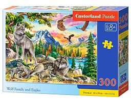 Castorland 300 Pieces Puzzle: The Family of Wolves