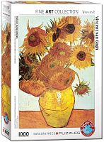 Puzzle Eurographics 1000 pieces: Twelve sunflowers