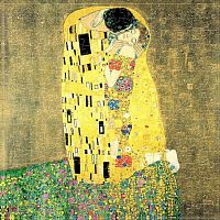 Pintoo puzzle 256 details: Klimt. A kiss