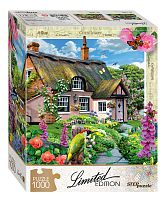 Step puzzle 1000 pieces: Rose cottage