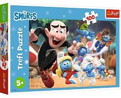 Trefl 100-piece Puzzle: The Teachings of Papa Smurf