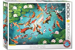 Eurographics 1000 pieces Puzzle: Colorful koi carp