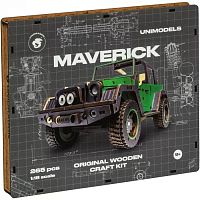 Wooden UNIDRAGON Constructor: Maverick (green)