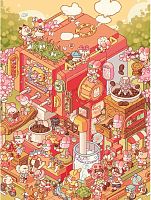 Pintoo Puzzle 1200 pieces: Memeko. Coffee Studio