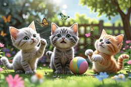 Trefl Puzzle 60 pieces: Three Kittens