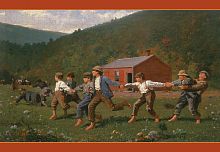 Puzzle Pomegranate 1000 pieces: Winslow Homer. Crack the whip