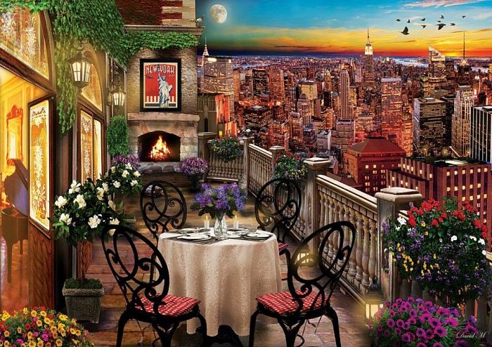 Puzzle Art Puzzle 1000 pieces: Dinner in new York 5184