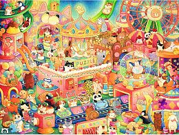 Pintoo puzzle 1200 pieces: Cotton Lion. Puzzleland