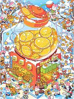 Pintoo Puzzle 1200 pieces: Memeko. Orange tea in winter