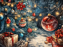 Пазл Алма деревянный 500 деталей. Новый год. Новогоднее настроение