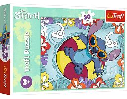 Trefl Puzzle 30 pieces: Lilo and Stitch on vacation