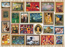 Eurographics 1000 pieces puzzle: Masterpieces of painting