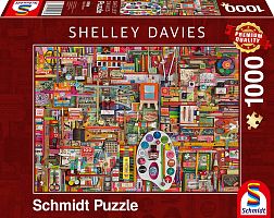 Schmidt 1000 Pieces Puzzle: Art supplies