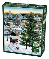 Cobble Hill puzzle 1000 pieces: Rustic Christmas tree