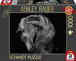 Schmidt 1000-piece Puzzle: Ashley Rader. The horse is the embodiment of strength