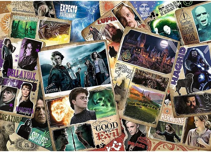 Trefl 2000 puzzle details: Harry Potter Characters, collage TR27123