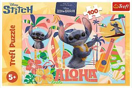 Trefl 100-Piece Puzzle: Stitch and his Friends in Action