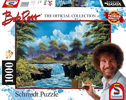 Schmidt 1000 piece Puzzle: B.Ross Waterfall in a clearing