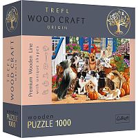 Wooden Trefl Puzzle 1000 pieces: Dog Friendship