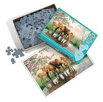 Cobble Hill Puzzle 350 pieces: A family of horses