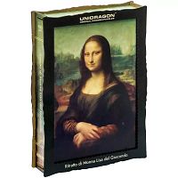 Wooden UNIDRAGON Puzzle 1000 pieces: Portrait of Mrs. Lisa del Giocondo