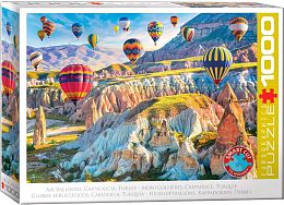 Eurographics 1000 Pieces Puzzle: Balloons over Cappadocia