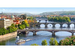 Puzzle Castorland 4000 details: the Vltava River