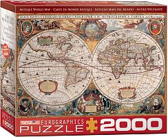 Jigsaw puzzle Eurographics 2000 details: Antique map of the World