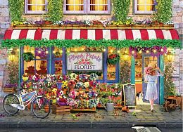 Puzzle Eurographics 1000 pieces: Plush petals florist P. Normand