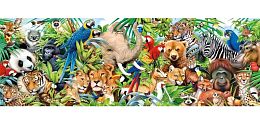 Clementoni 1000 Pieces Puzzle: Wild Animals