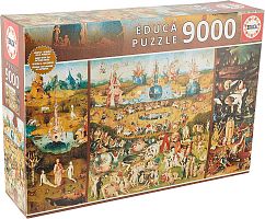 Puzzle Educa 9000 parts: the Garden of earthly pleasures