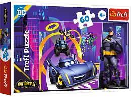 Trefl Puzzle 60 pieces: Batman and his Transport