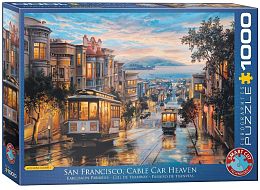 Puzzle Eurographics 1000 pieces: Tram San Francisco