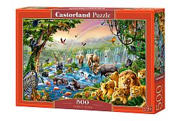 Puzzle Castorland 500 items: River in the jungle