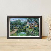 Pintoo 1000 pieces puzzle: E.Lushpin. Old pool house