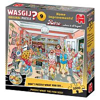 Jumbo 1000 pieces Puzzle: Wasgij. Bedroom Transformation (Original 9)