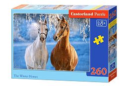 Puzzle Castorland 260 pieces: Horse in the winter